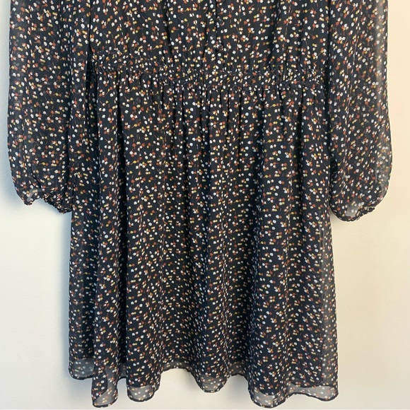 Madewell Georgette Button-Front Mini Dress - Picture 4 of 12